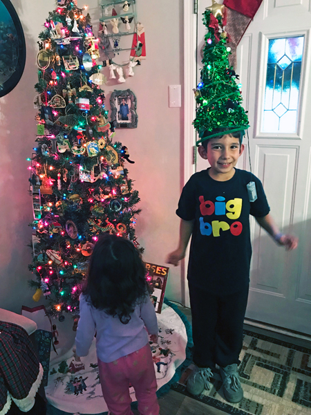 Christmas tree hat