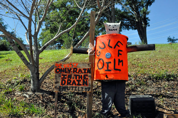 Fort Mill Oil scarecrow