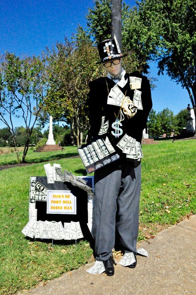 money man scarecrow