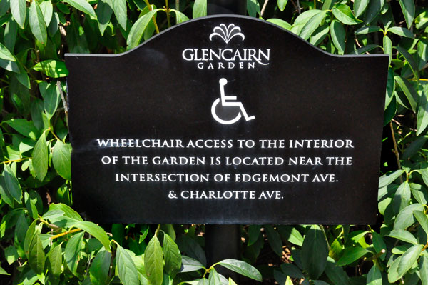 Glencairn Garden sign