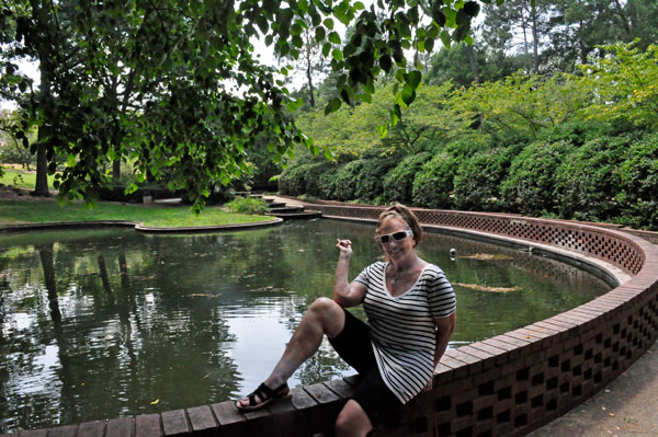 Karen Duquette at Glencairn Garden 