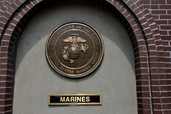 Marine Corps plaque