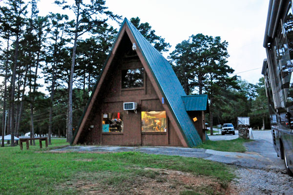 office at Harrison Bay State Park