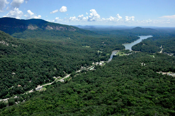 view from Chimney Rock