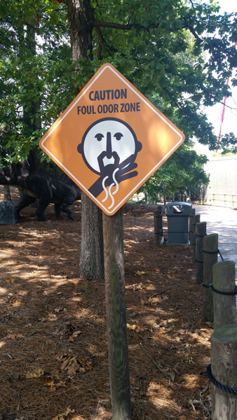 foul odor sign