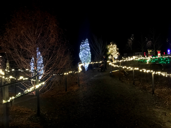 lighted walkway