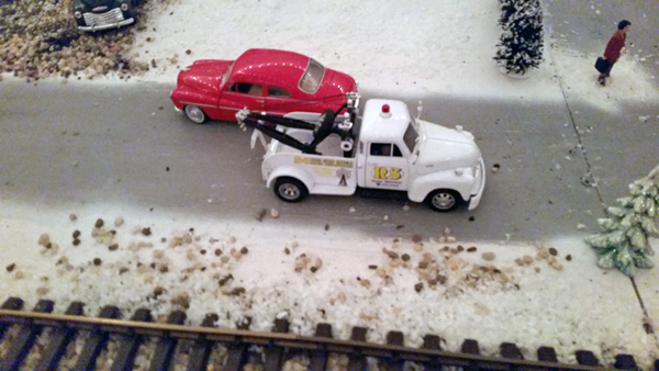 miniature train display