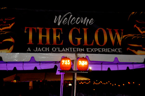 Welcome to The Glow sign