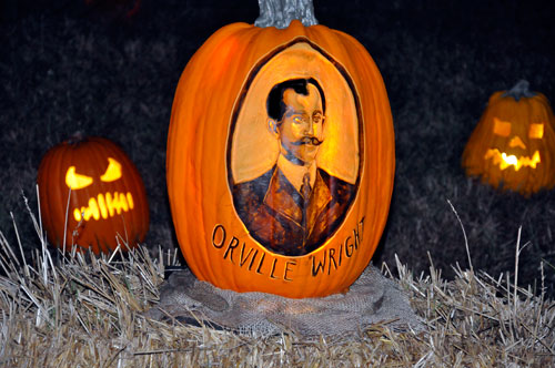 Orville Wright pumpkin