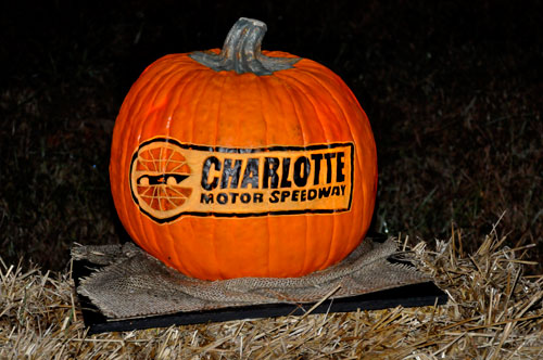 Charlotte Motor Speedway pumpkin