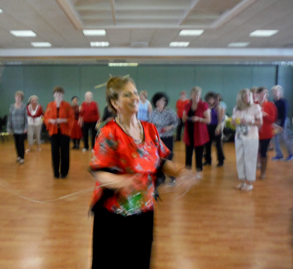 Karen Duquette participated in the opening ceremony