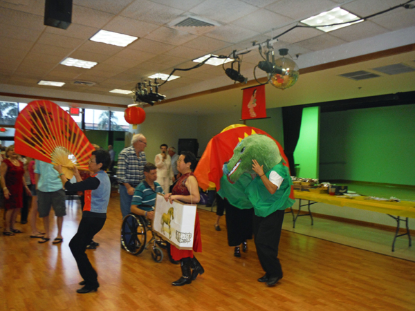 Chinese New Year dragon parade