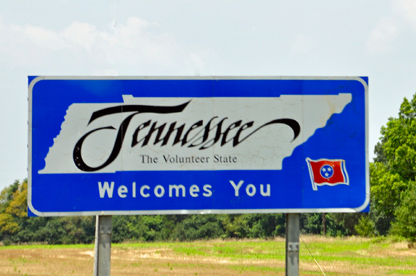 Tennessee Welcome sign