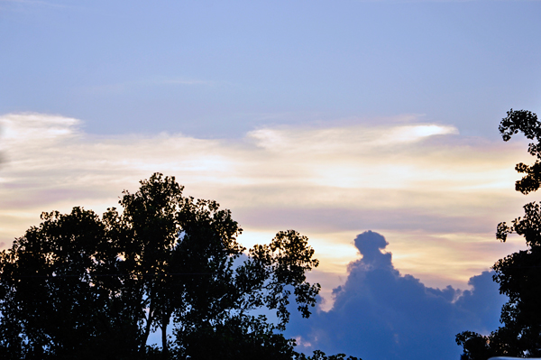 clouds at sunset