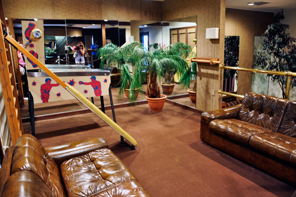 reflections in the mirror?at Graceland.