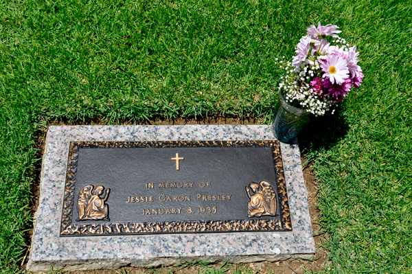 marker for Elvis' twin