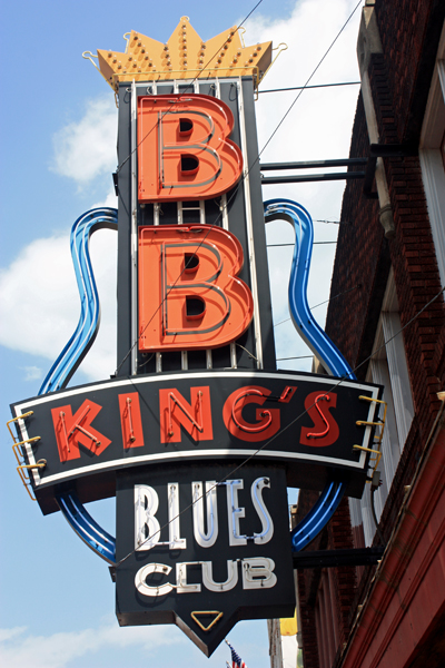 B.B> King's Blues Club sign