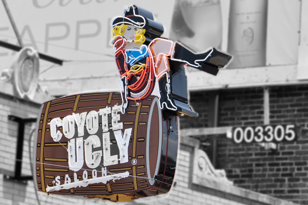 Coyote Ugly sign