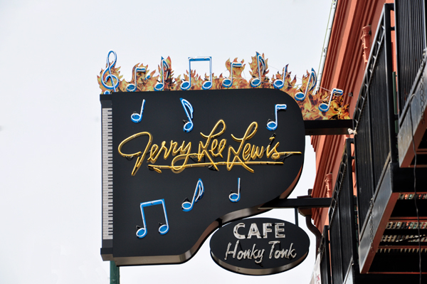 Jery Lee Lewis Cafe sign