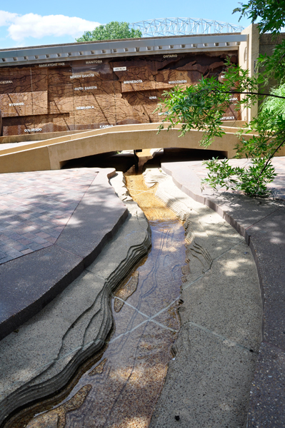 an exact scale model of the Lower Mississippi River