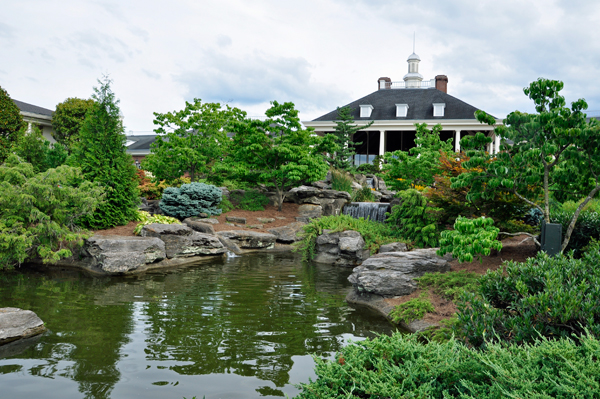 the Gaylord Opryland Hotel and outside grounds