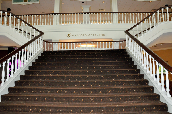 Grand Staircase inside the Gaylord Opryland Hotel