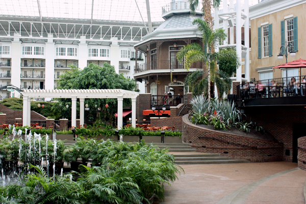 inside the Gaylord Opryland Hotel