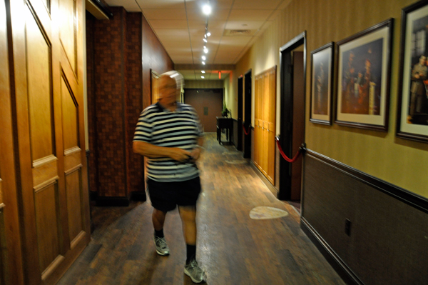 Lee Duquette enjoying the tour 