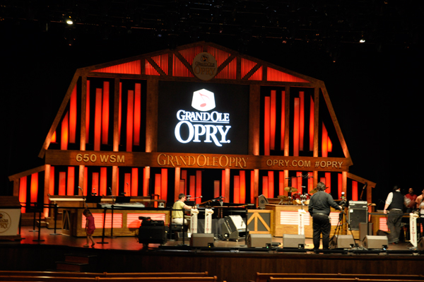 The Grand Ole Opry stage