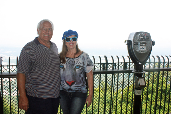 The two RV Gypsies at the top of Lookout Mountain