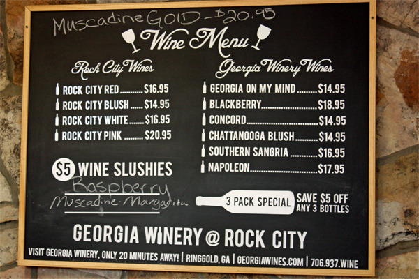 wine menu