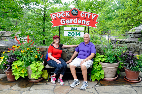 The two RV Gypsies at the Rock City Gardens