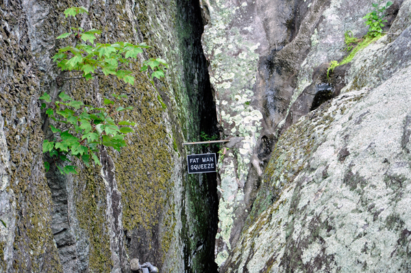 FAT MAN'S SQUEEZE AT ROCK CITY