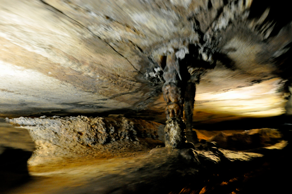 column in Ruby Falls