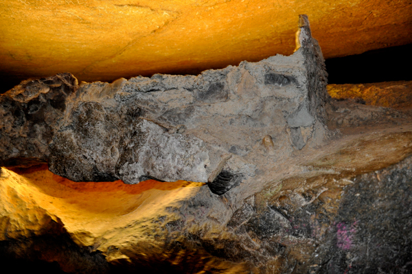 formation inside Ruby Falls