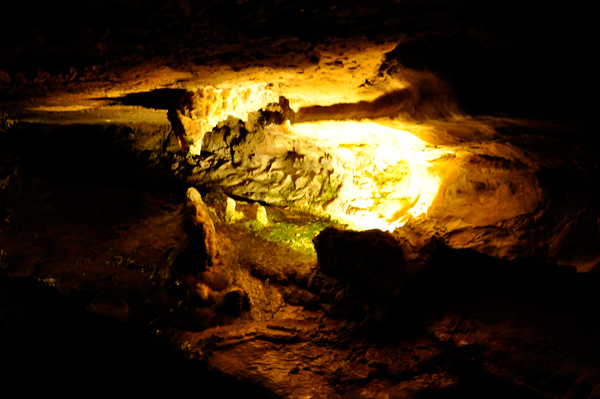 formation inside Ruby Falls cave