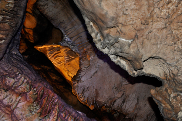 formation inside Ruby Falls