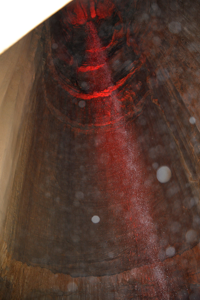 waterfall in the cave of Ruby Falls