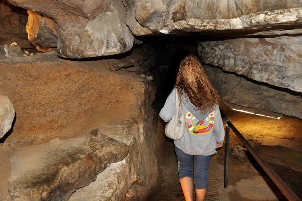 Ilse in Ruby Falls cave