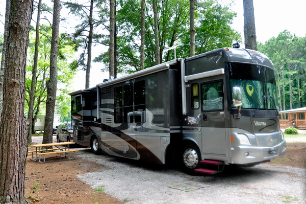 the new yard of the two RV Gypsies