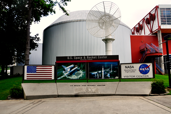 U.S, Space and Rocket Center entrance