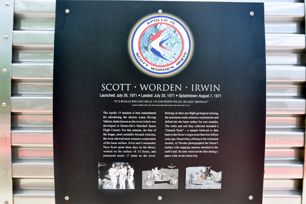 Apollo 15 display