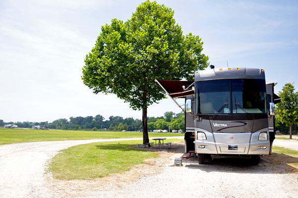 The site of the two RV Gypsies' RV