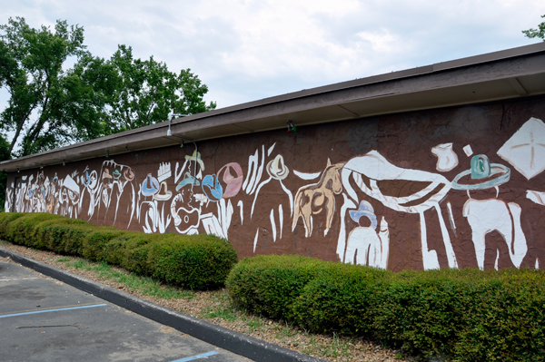 outside of Pancho's Mexican Restaurant