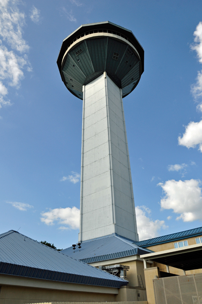 revolving restaurant at the Marriott