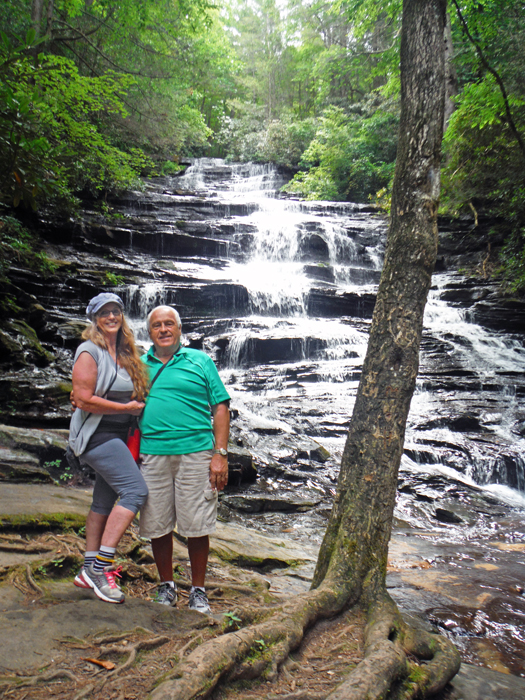 The two RV Gypsies by Minnehaha Falls