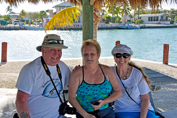 George Brew, Sandy Collins, and Karen Duquette