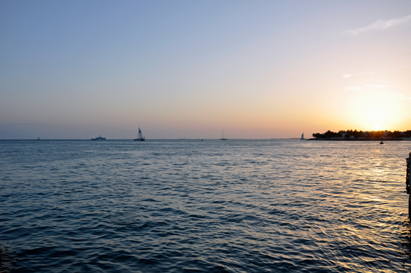 sunset at Mallory Square