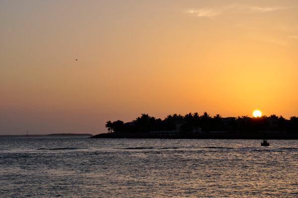 sunset at Mallory Square