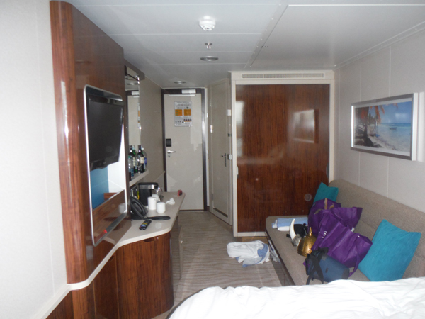 The room of the two RV Gypsies on The Nowegian Getaway